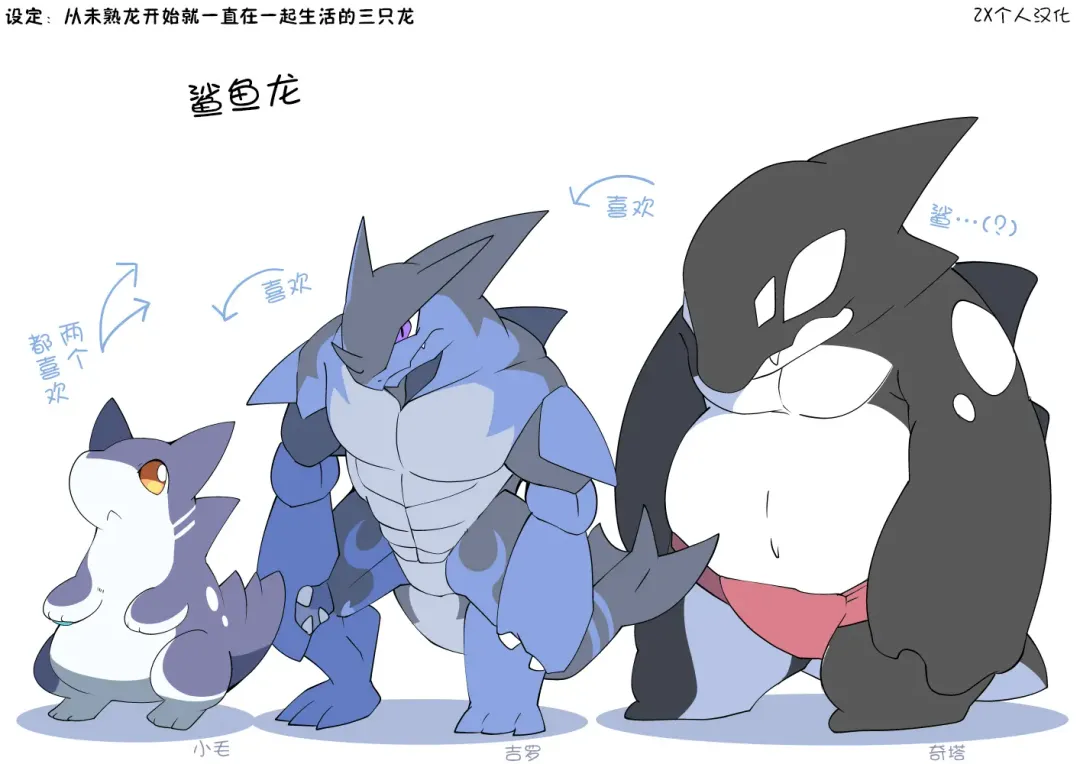 [Azuma Minatu] 鲨鱼龙🦈🐉 | サメドラゴンズ🦈🐉 Fhentai - Page 1