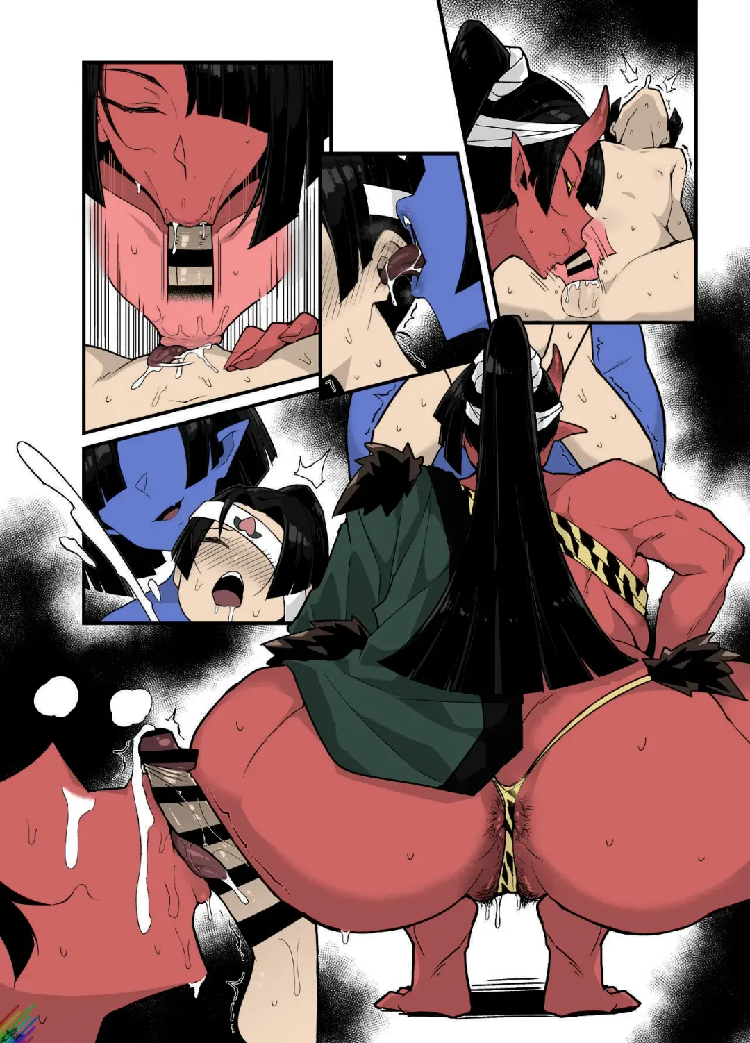 [Arimura Daikon] Oni no Shimai ni Shiboritorareru Momo-kun Fhentai - Page 4