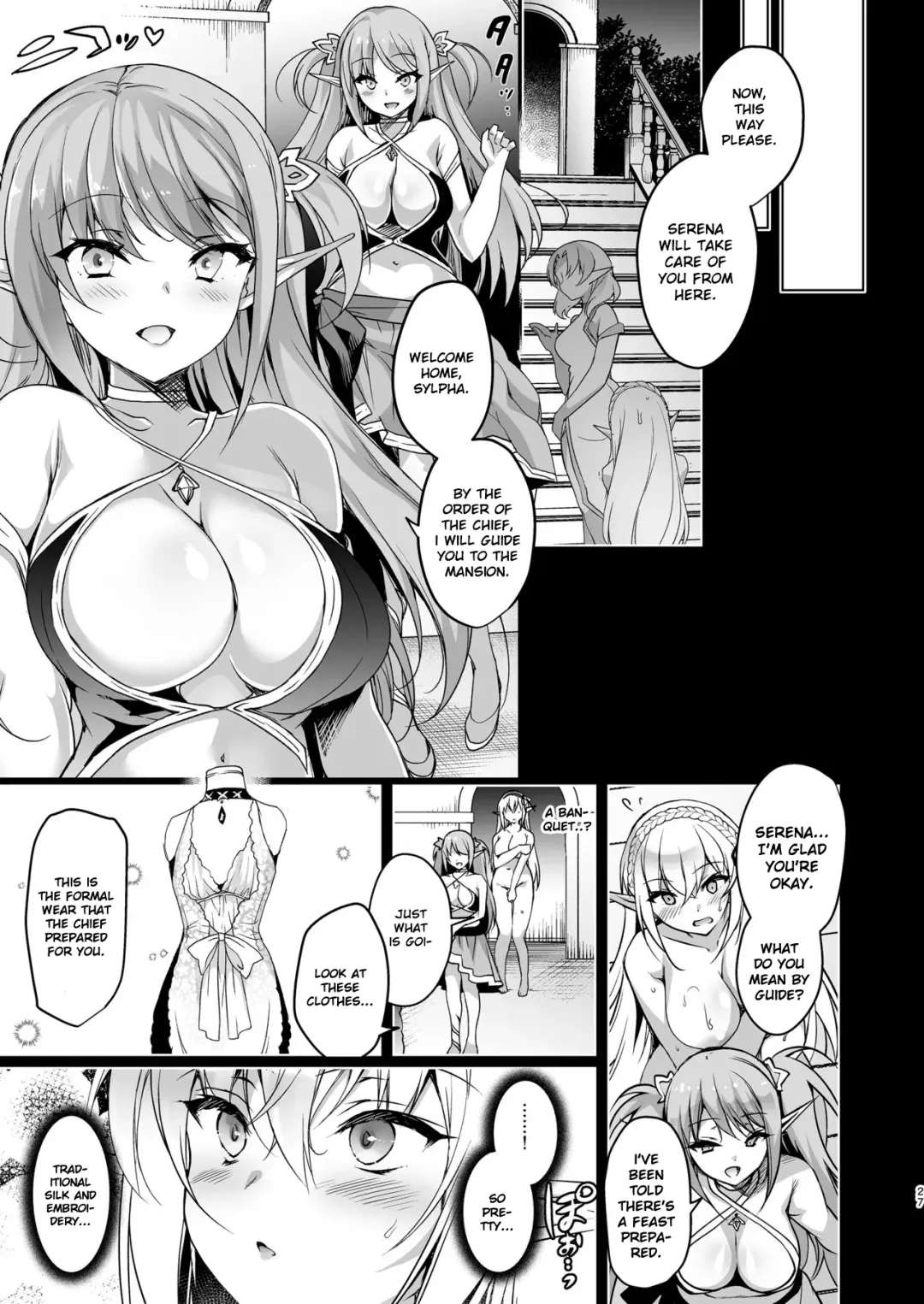 [Ninoko] Elf ni Inmon o Tsukeru Hon LEVEL:3 Fhentai - Page 28