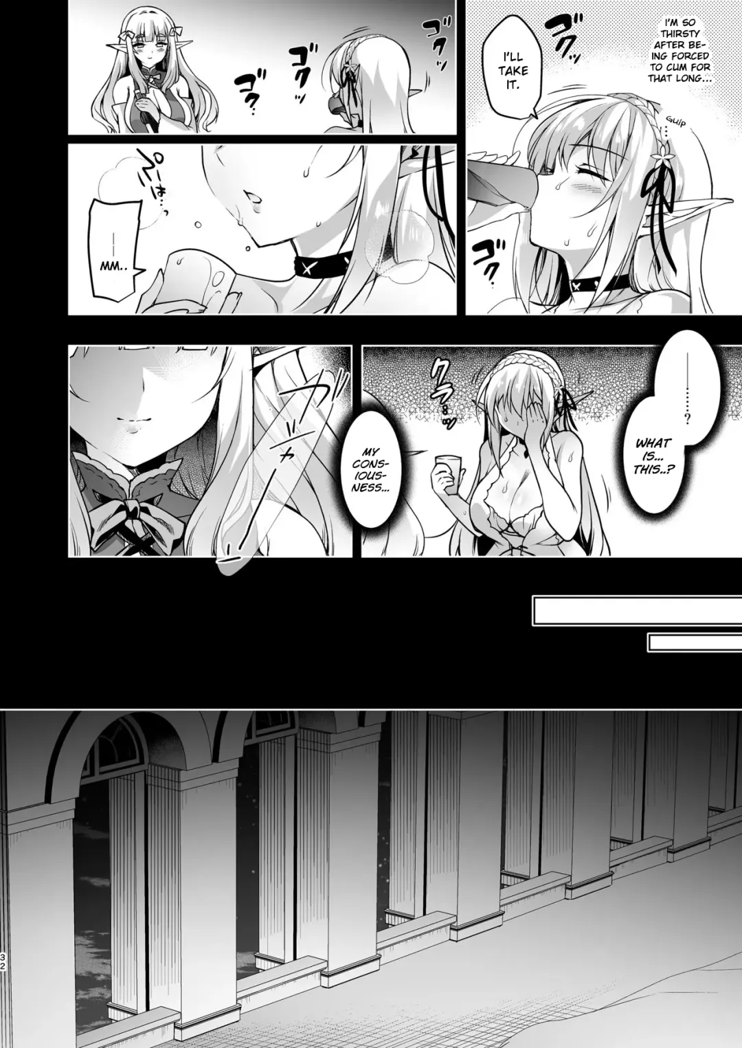 [Ninoko] Elf ni Inmon o Tsukeru Hon LEVEL:3 Fhentai - Page 33