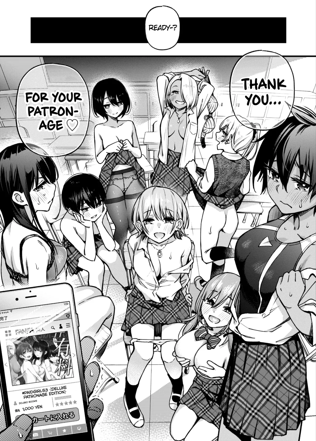 [Doji Ro] #Yuuryou Shoujo 3 [Kougaku Shien Ban] ~Okane o Harau to ○○ Shite Kureru Onnanoko~ <Kanketsu> | #Paid Girls 3 [Big Money Edition] ~Girls who will Have Sex with You when You Pay Them~ <Conclusion> Fhentai - Page 53