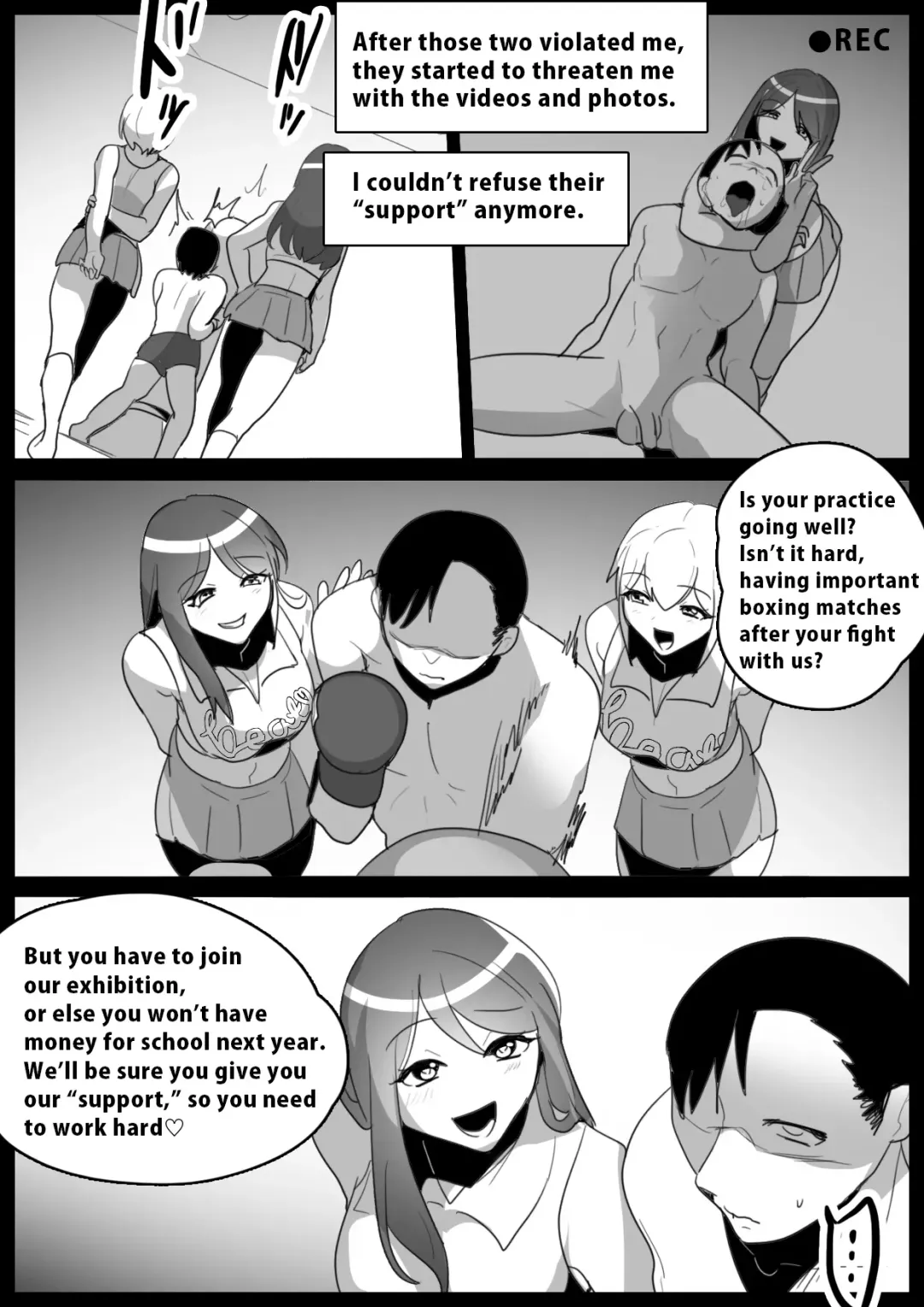 [Toppogi] Cheerleader Joshi ni Mazo Ochi Saserarete, Senzoku Sandbag to Shite Umarekawatta Hanashi | Cheerleaders Corrupt Me Into Their Masochistic Sandbag Fhentai - Page 12