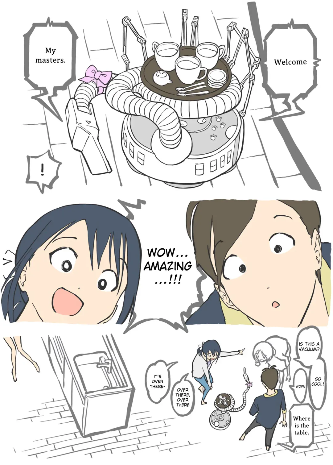 [Alpaca Club] Molested by a Vacuum Cleaner - Kohai's Home Visit - Fhentai - Page 38