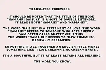 [Yam] Nama"iki" Daisuki! | I Love Cream-Pieing Cheeky-Brats! Fhentai - Page 6