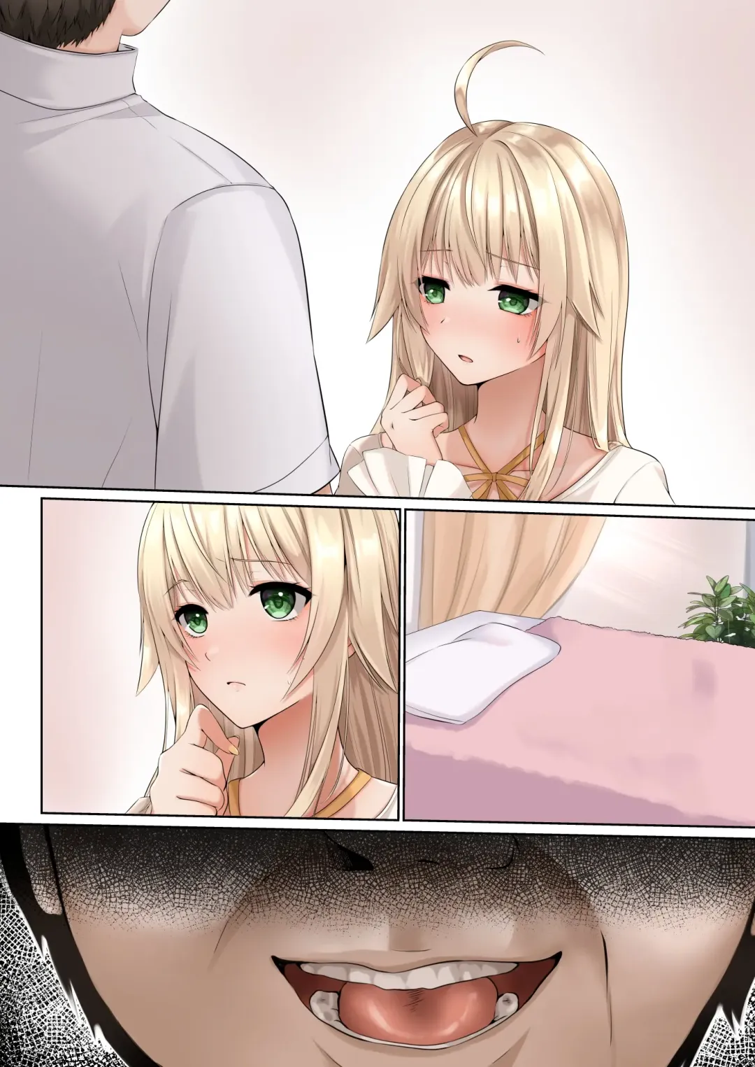 [Kumakko] Nurunuru Seikan Massage de Kinpatsu Ojou-sama wa Kairaku Mesu Ochi Fhentai - Page 42