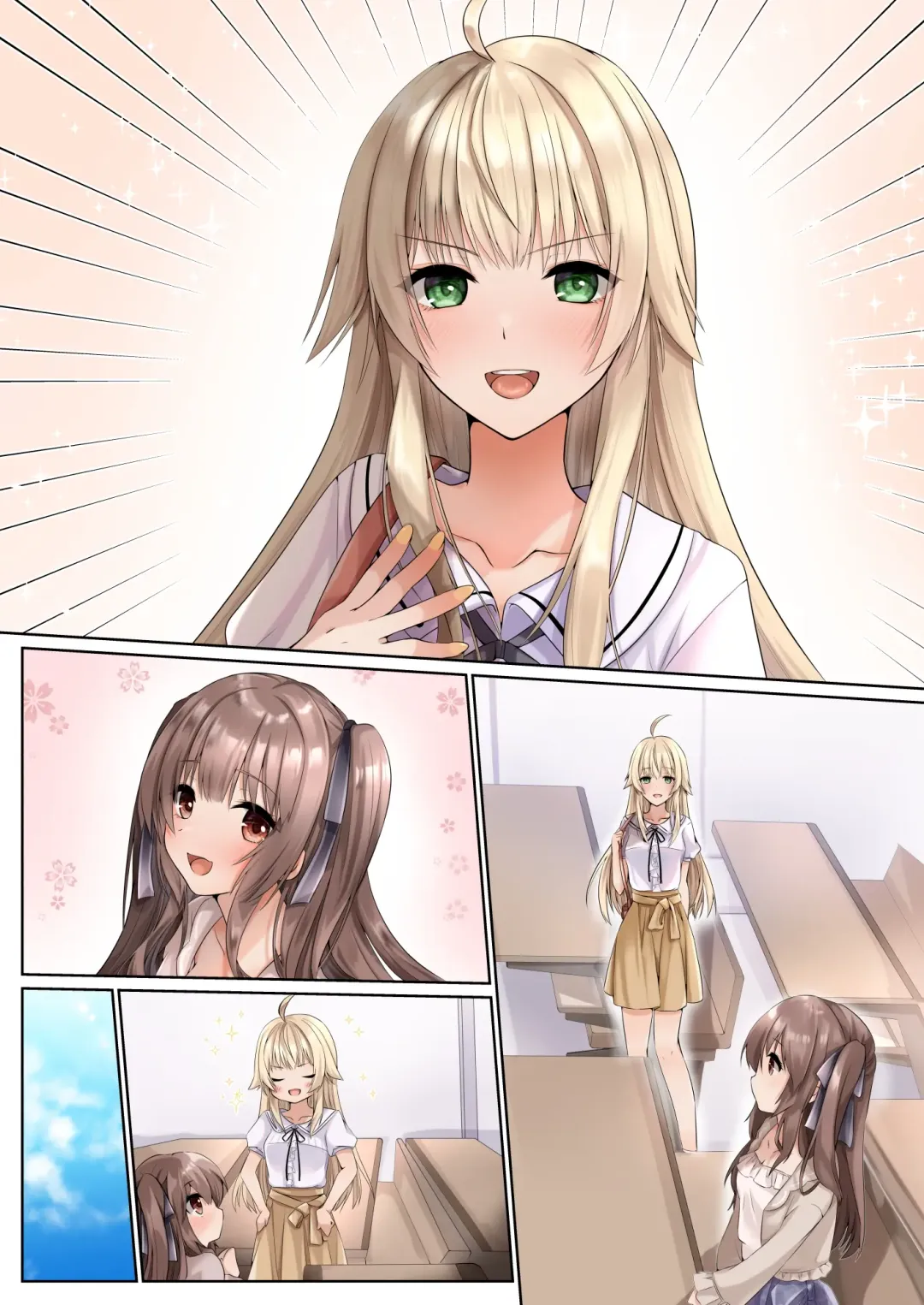 [Kumakko] Nurunuru Seikan Massage de Kinpatsu Ojou-sama wa Kairaku Mesu Ochi Fhentai - Page 48