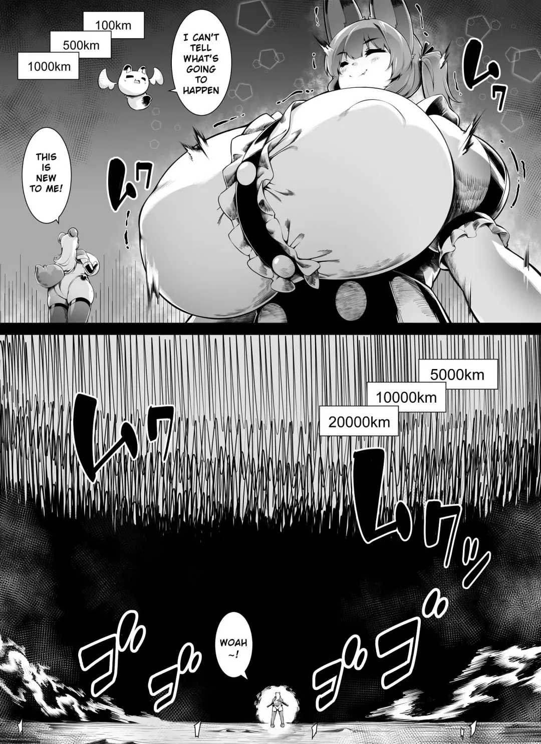 [Toka] Bakunyuu Kitsune Mimi Mahou Shoujo wa Kyodaika shika Dekimasen! 2 | Big breasted fox eared magical girl can only be huge! 2 Fhentai - Page 14