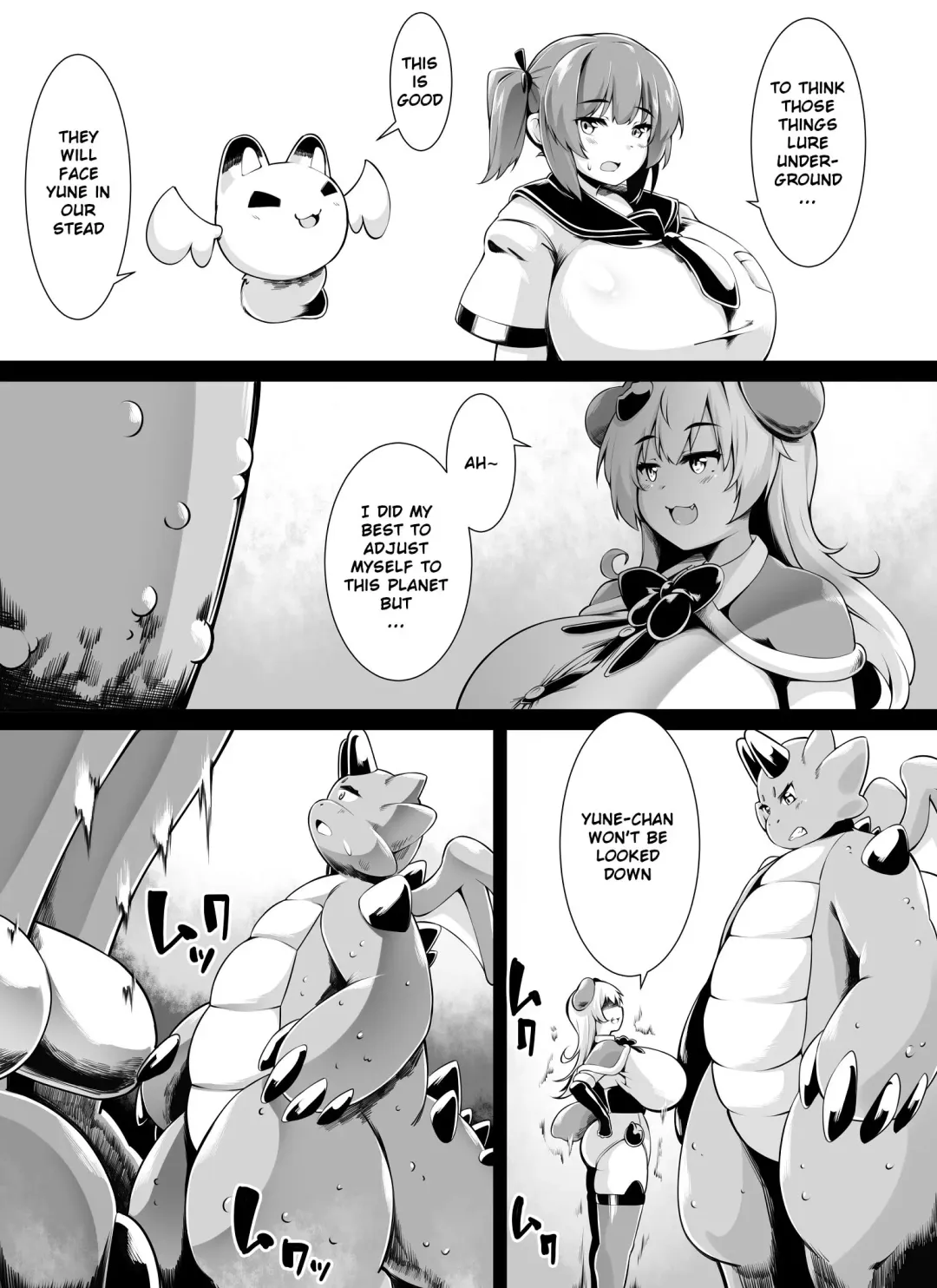 [Toka] Bakunyuu Kitsune Mimi Mahou Shoujo wa Kyodaika shika Dekimasen! 2 | Big breasted fox eared magical girl can only be huge! 2 Fhentai - Page 8