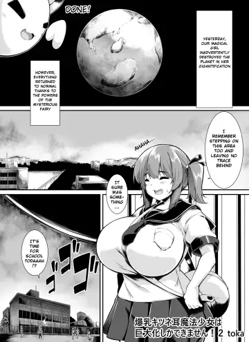 Read [Toka] Bakunyuu Kitsune Mimi Mahou Shoujo wa Kyodaika shika Dekimasen! 2 | Big breasted fox eared magical girl can only be huge! 2 - Fhentai