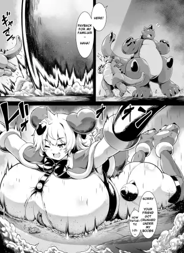 [Toka] Bakunyuu Kitsune Mimi Mahou Shoujo wa Kyodaika shika Dekimasen! 2 | Big breasted fox eared magical girl can only be huge! 2 Fhentai - Page 10