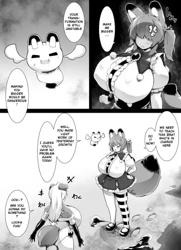 [Toka] Bakunyuu Kitsune Mimi Mahou Shoujo wa Kyodaika shika Dekimasen! 2 | Big breasted fox eared magical girl can only be huge! 2 Fhentai - Page 13