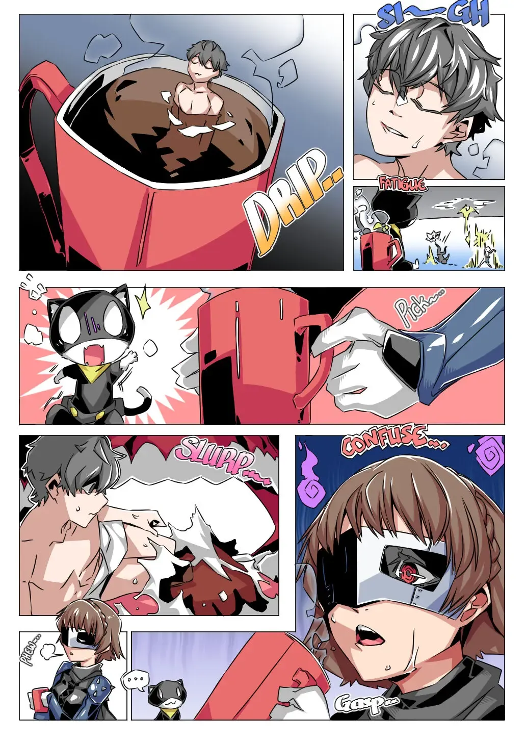 [Luckyb] P5 Taking Break Fhentai - Page 1