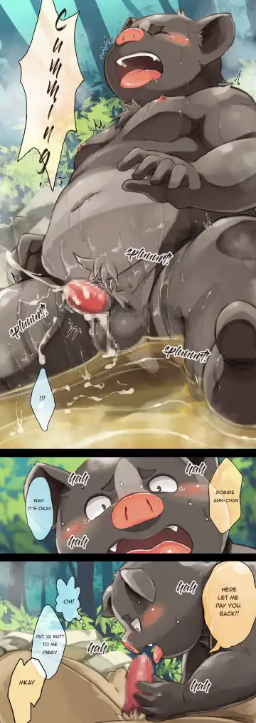 [Daichi Kouta] Purari Hitoritabi Ikisaki → Yamaoku no Hitou no Buta Shounen | Secluded Destination Alone → Piggy Boy in a Hot Spring in the Mountains Fhentai - Page 8