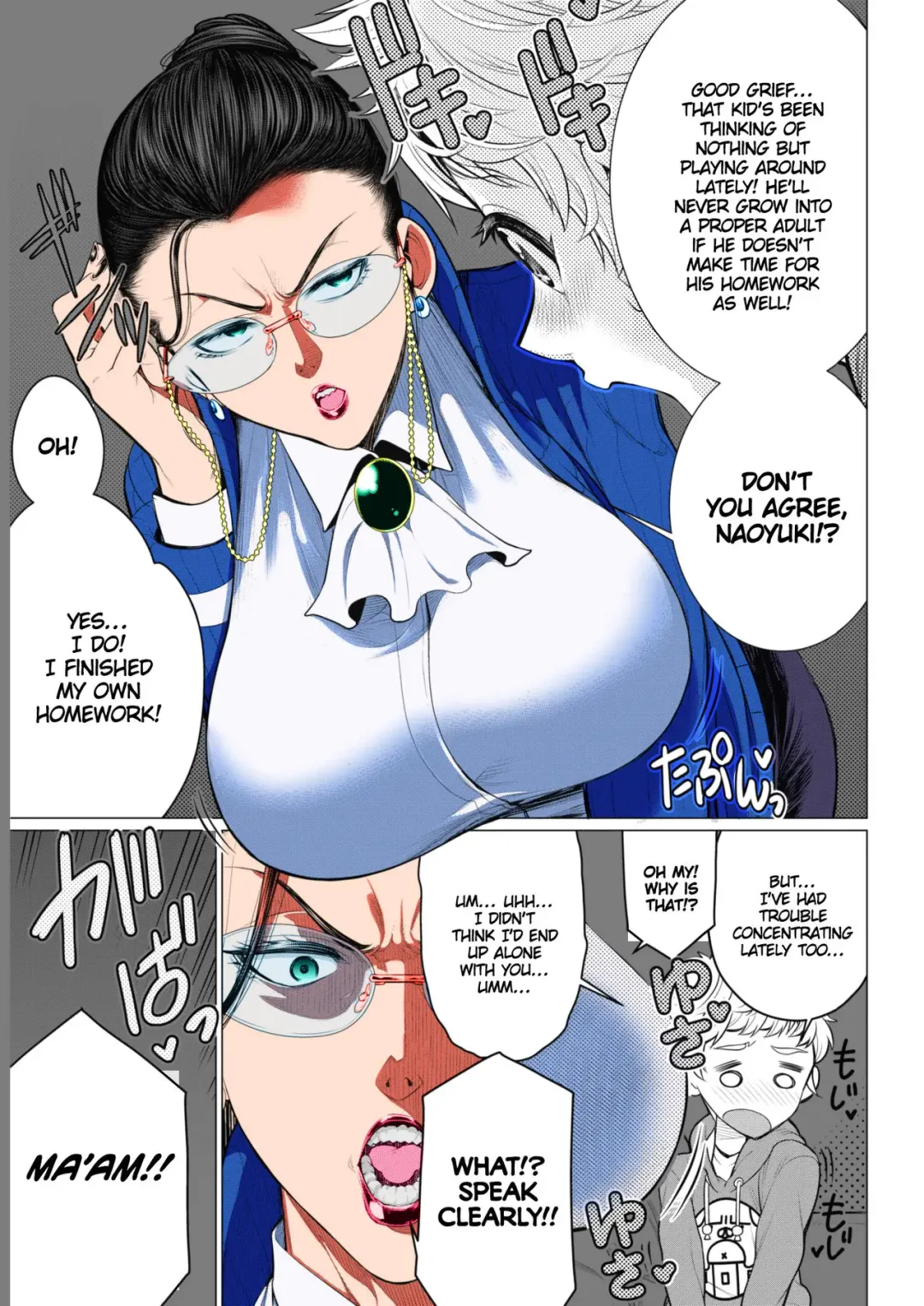 [Minamida Usuke] Dokidoki Kyouiku Mama | Heart-Pounding Helicopter Mom Fhentai - Page 3