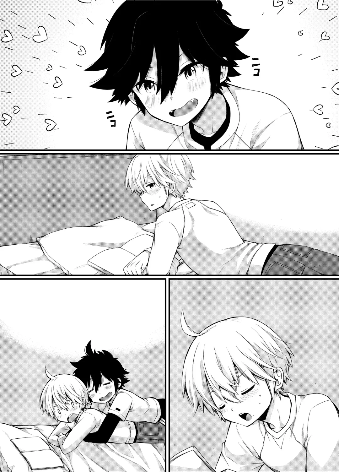 [Pocchi] Boku to Ecchi na Roommate ～Boku mo aitsu mo Gaman ga dekinai!～ Fhentai - Page 24