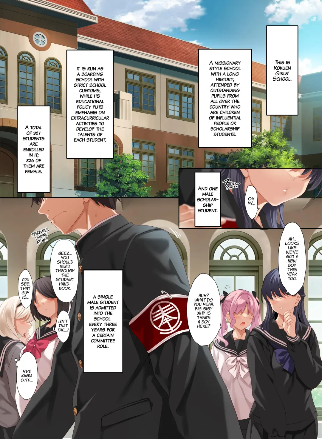 [Cle Masahiro] Jogakkou de Otoko Hitori na node Kousoku de Seiyoku no Hakeguchi ni Sareru Nichijou | The Only Guy at an All Girls Academy is Obligated to PUT OUT ~Sex Service Stallion Duty~ Fhentai - Page 2