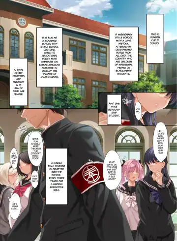 [Cle Masahiro] Jogakkou de Otoko Hitori na node Kousoku de Seiyoku no Hakeguchi ni Sareru Nichijou | The Only Guy at an All Girls Academy is Obligated to PUT OUT ~Sex Service Stallion Duty~ Fhentai - Page 2