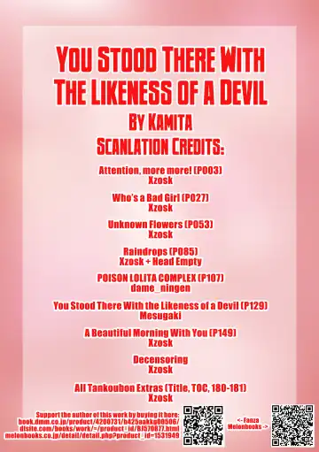 [Kamita] Akuma mitai ni kimi wa tatteta | You Stood There With The Likeness of a Devil (decensored) Fhentai - Page 185