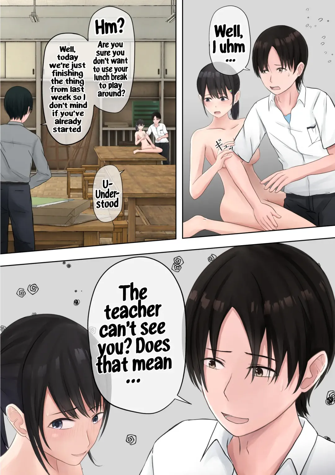 Yuutai Shoujo no Himitsu no Asobi | The Ethereal Girl's Secret Games Fhentai - Page 50