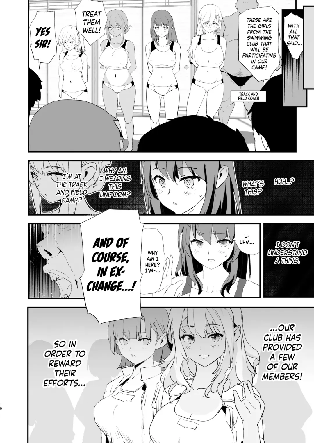 [Dokurosan] Watashi-tachi no Onaho Koukan Gasshuku Ichinichime to Futsukame! + Omake | Our Exchange Cocksleeve Camp - First and Second Day! + Extra & Bonus Paper (decensored) Fhentai - Page 10