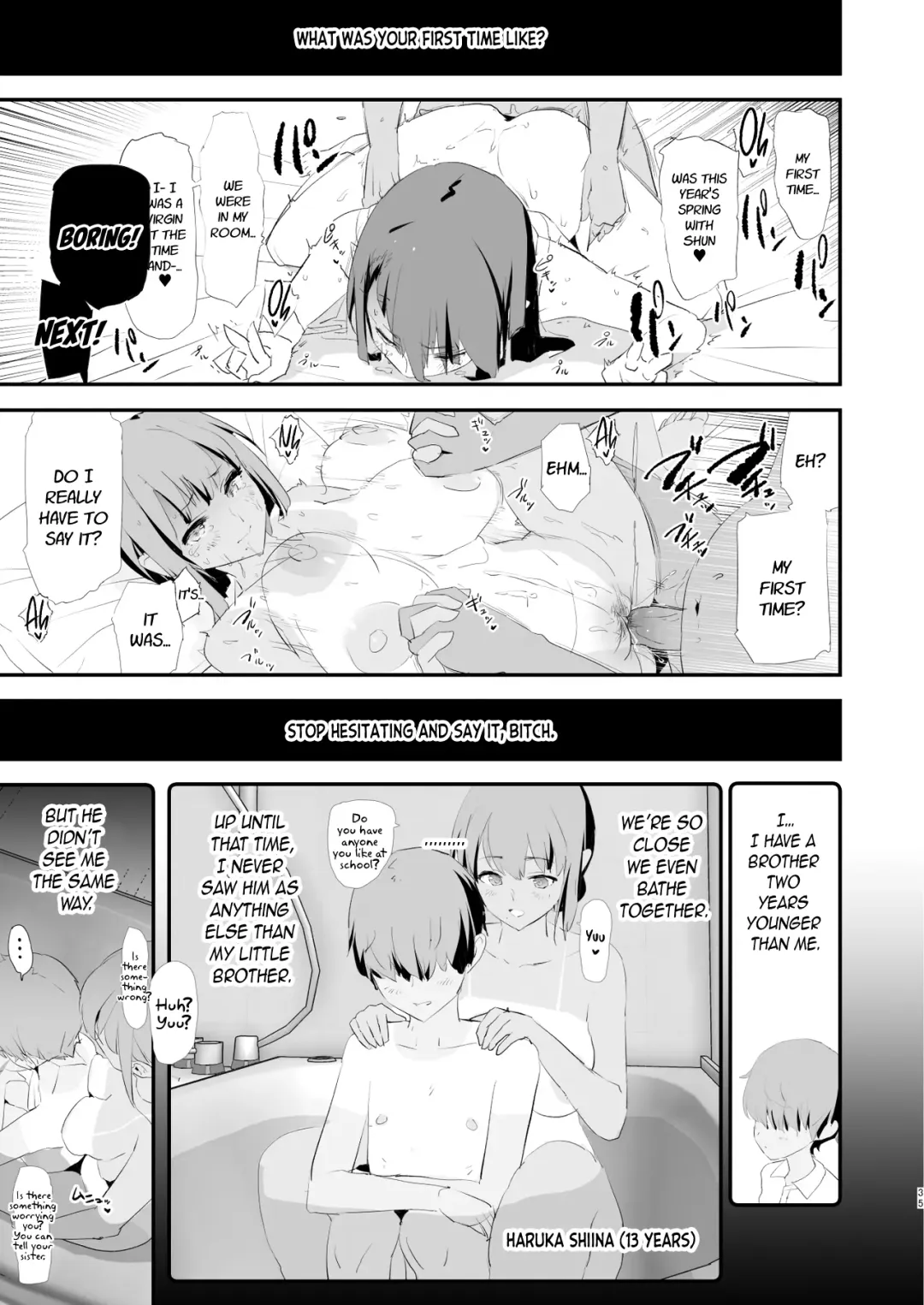 [Dokurosan] Watashi-tachi no Onaho Koukan Gasshuku Ichinichime to Futsukame! + Omake | Our Exchange Cocksleeve Camp - First and Second Day! + Extra & Bonus Paper (decensored) Fhentai - Page 35