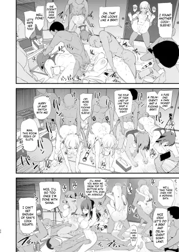 [Dokurosan] Watashi-tachi no Onaho Koukan Gasshuku Ichinichime to Futsukame! + Omake | Our Exchange Cocksleeve Camp - First and Second Day! + Extra & Bonus Paper (decensored) Fhentai - Page 50