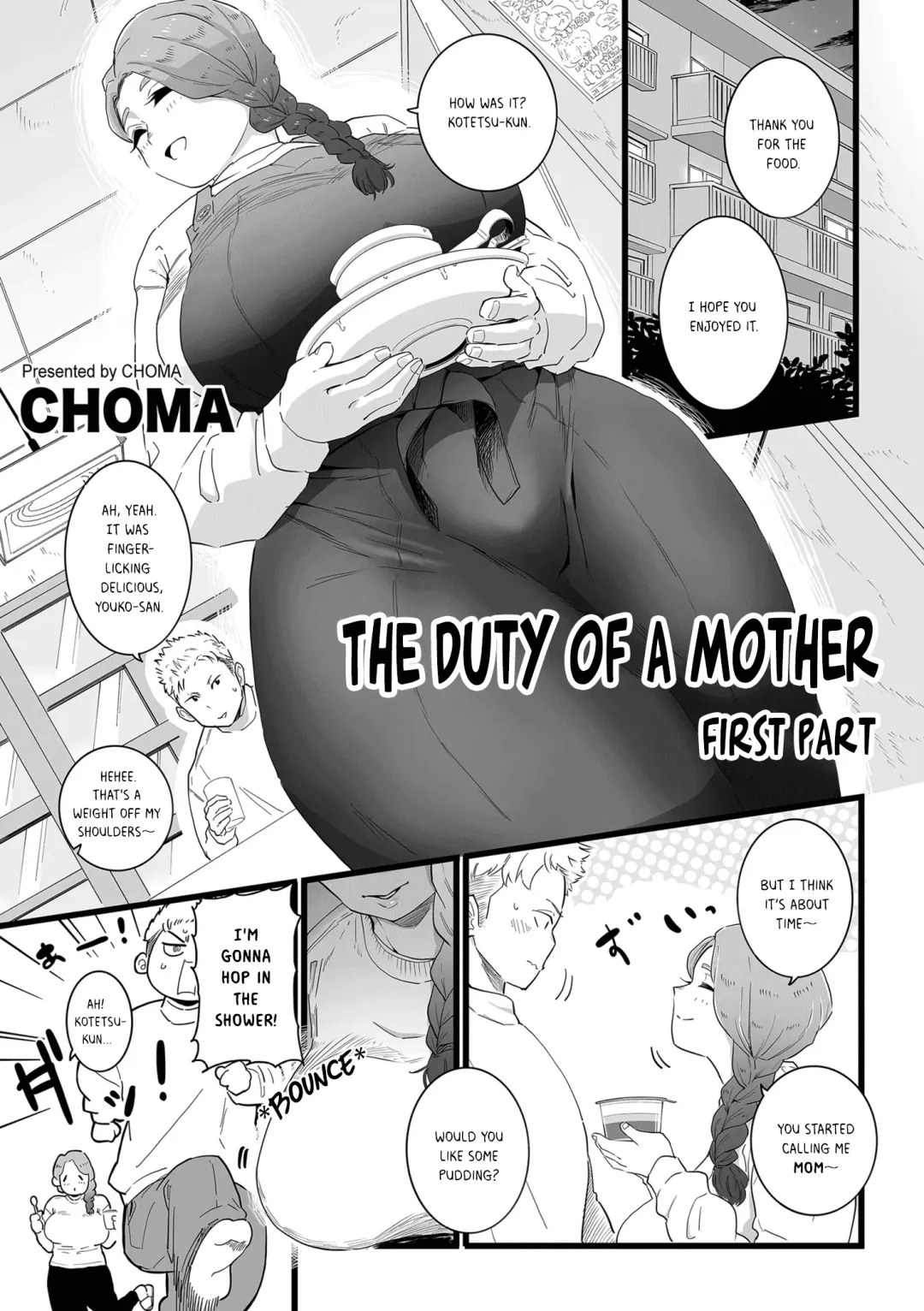 [Choma] Mama Haha Tsukushi Zenpen | The duty of a Mother ~First Part~ Fhentai - Page 1