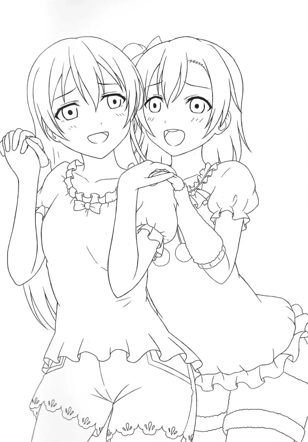 [Kisaragi Neon] Haeteru Honoka-san to Umi-san ga Sukebe suru Hon Fhentai - Page 3