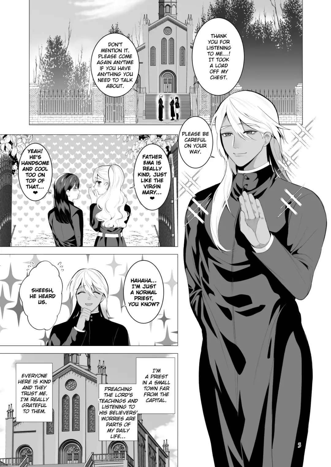 [Jinkennashi Tarou] Midara Yume Miru Shinpu-sama Fhentai - Page 4