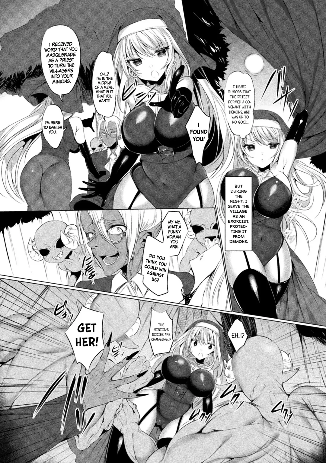 [Amamiya Mizuki] Haritsuke Seijo ~Shibashi Kami ni Inorite~ | The Crucified Nun ~ Pray to the Momentary God Fhentai - Page 2