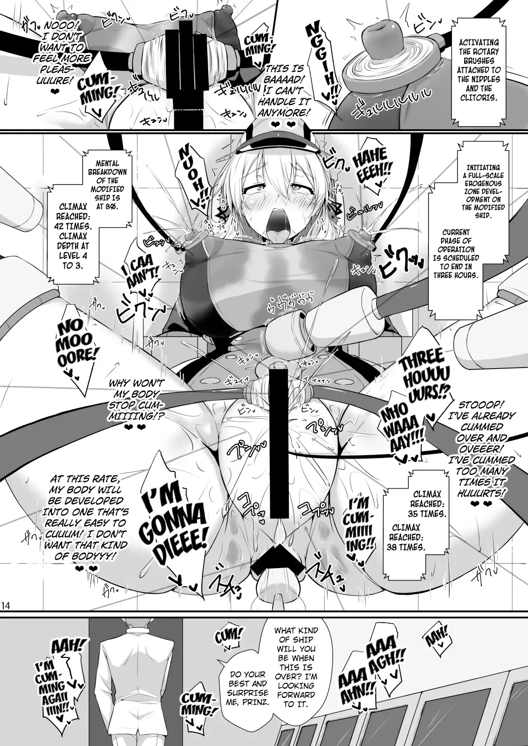[Kihinata Hiroki] Doitsukan wa Kikaikan ni Kussuru Hazu ga Nain dakara! | A German Ship Would Never Ever Succumb to Machine Rape! Fhentai - Page 12