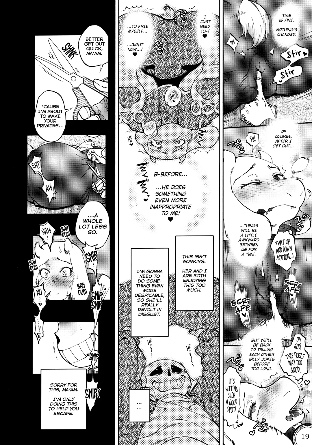 [Namboku] Kabe no Ana | Hole in the Wall Fhentai - Page 19