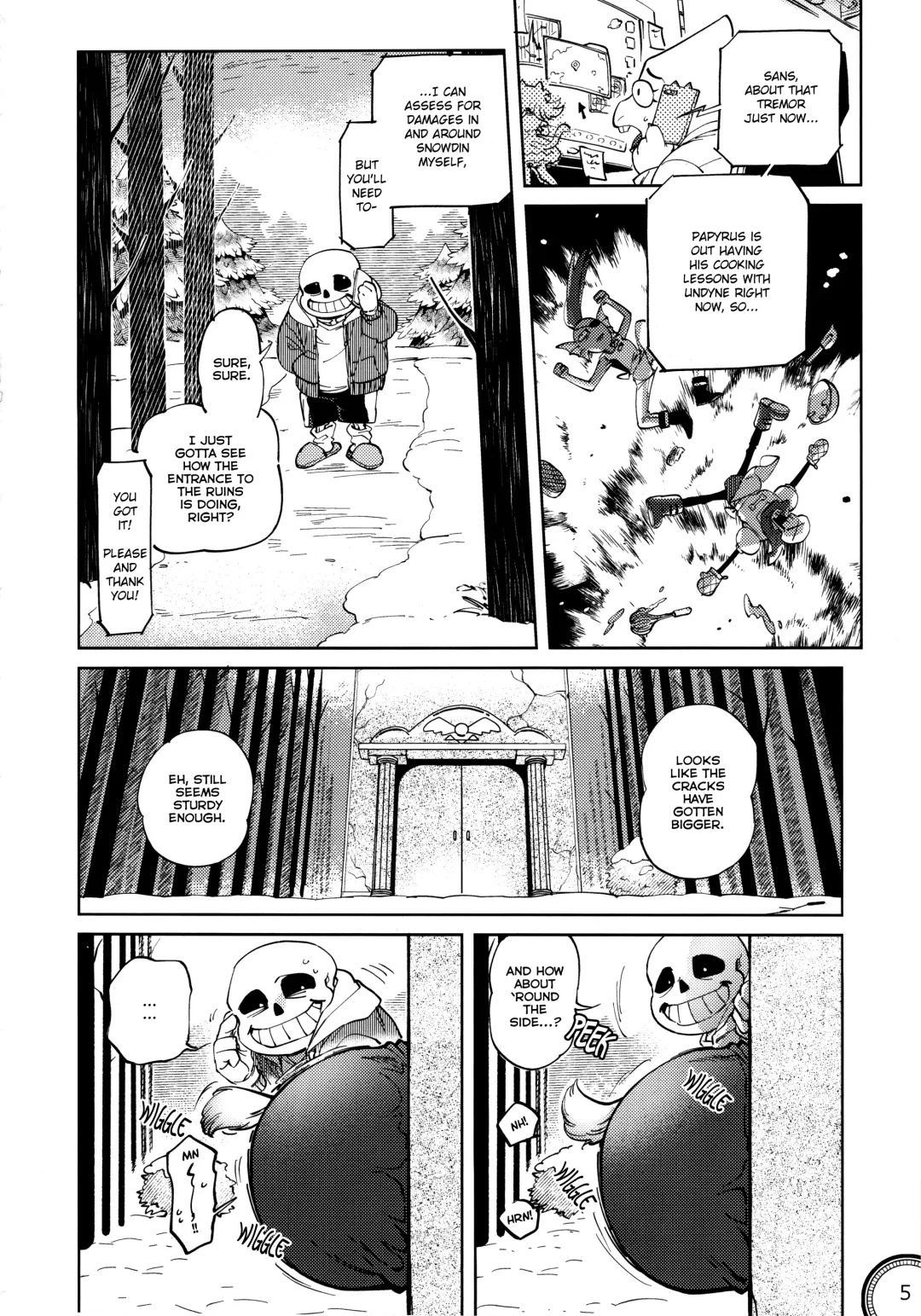 [Namboku] Kabe no Ana | Hole in the Wall Fhentai - Page 5