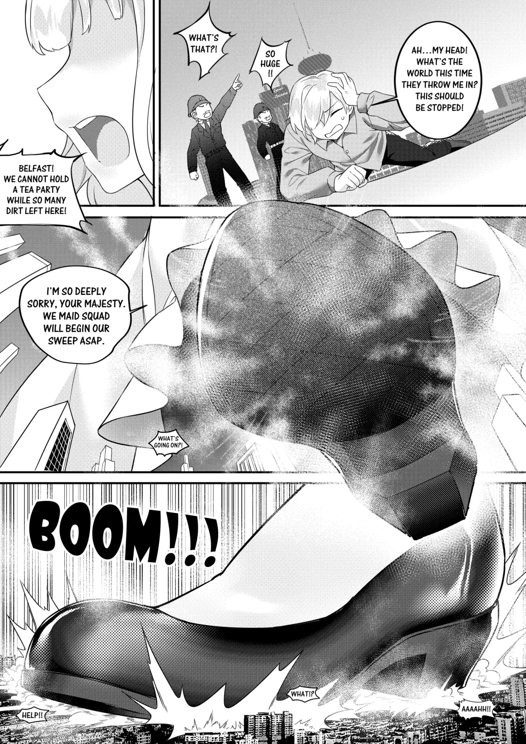 [Kazan No You] Ishitsu no Kantai: Meido no Oshigoto | The Lost Fleet: Maid's Duty Fhentai - Page 3