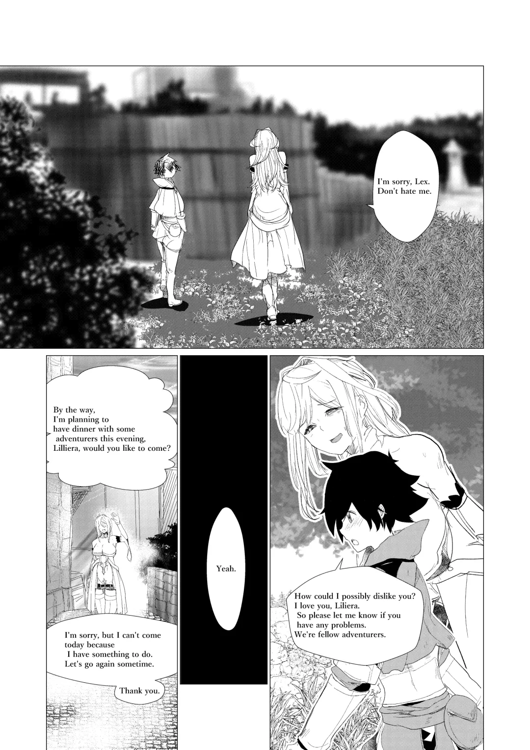 [Ryuukan] Majuu no Mori ni Nomikomareta Mura no Musume wa Shoufu Boukensha to Shite Inran ni Sugosu Fhentai - Page 42