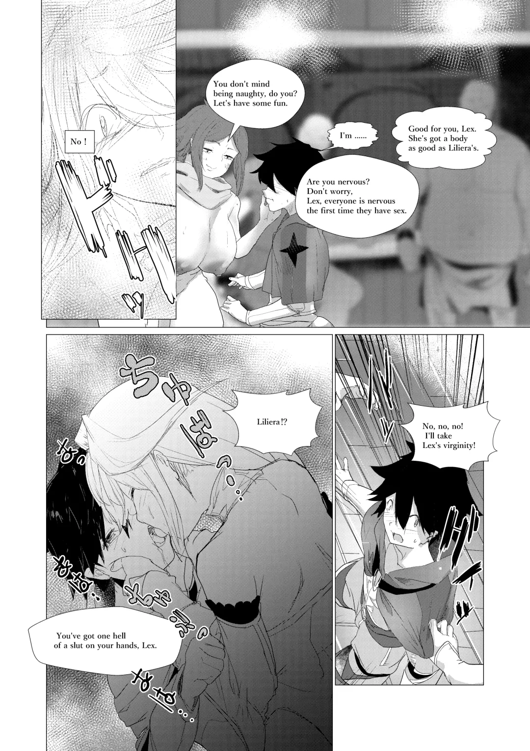 [Ryuukan] Majuu no Mori ni Nomikomareta Mura no Musume wa Shoufu Boukensha to Shite Inran ni Sugosu Fhentai - Page 47