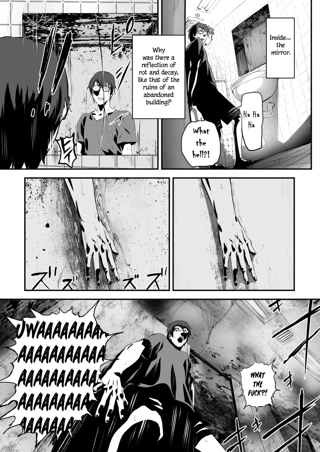 [Pink Taro] Hairyokan de no Ero Kyoufu Taiken | A Terrifying Erotic Experience at an Abandoned Inn Fhentai - Page 37