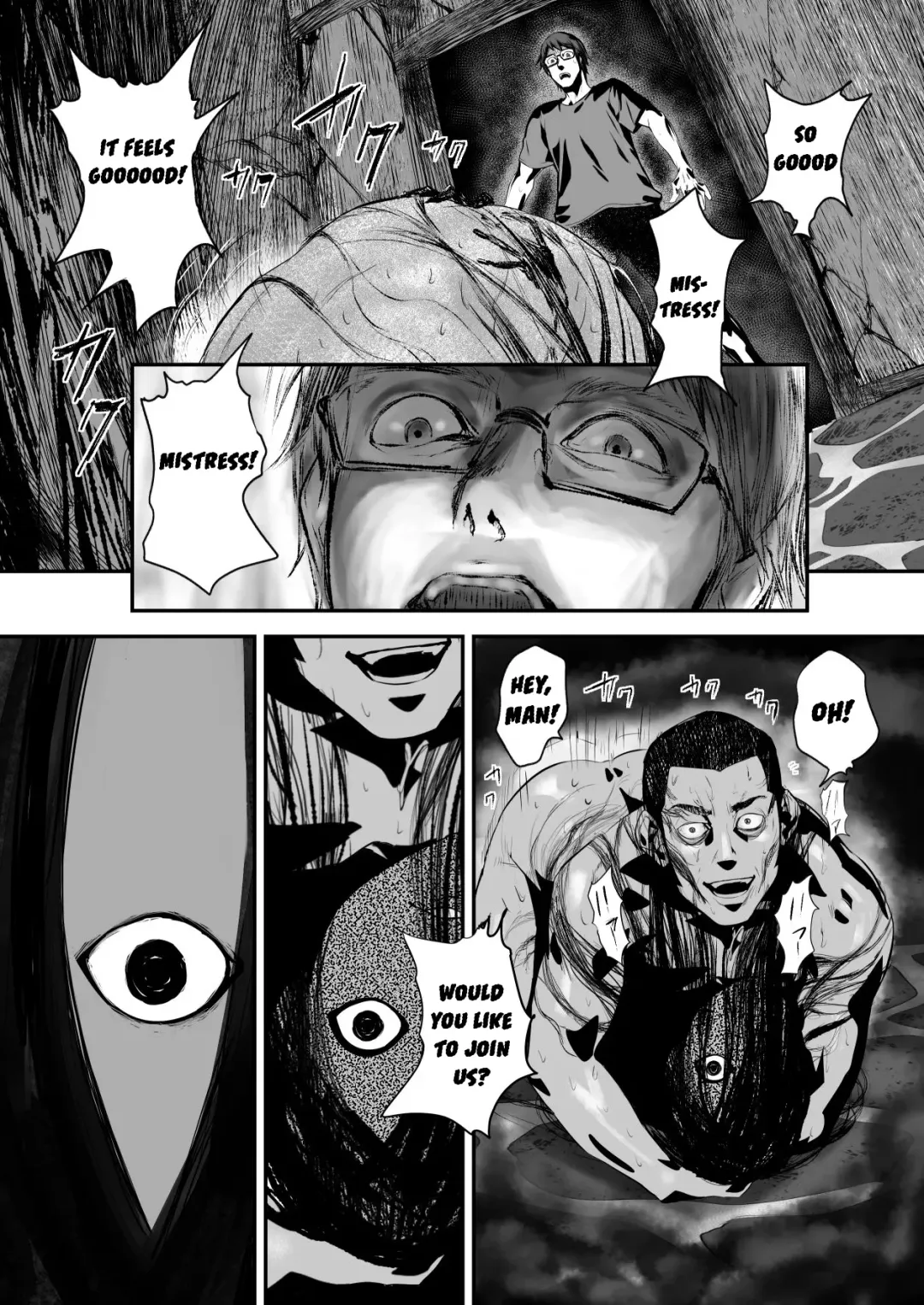 [Pink Taro] Hairyokan de no Ero Kyoufu Taiken | A Terrifying Erotic Experience at an Abandoned Inn Fhentai - Page 39