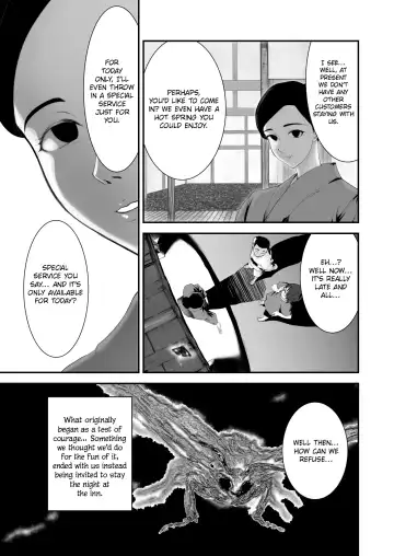 [Pink Taro] Hairyokan de no Ero Kyoufu Taiken | A Terrifying Erotic Experience at an Abandoned Inn Fhentai - Page 5