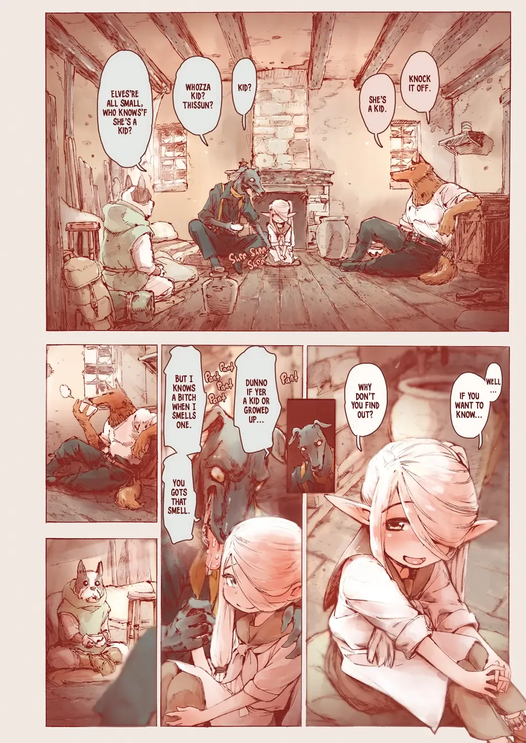 [Kyaradain] The Little Elf and the Savage Beastmen (decensored) Fhentai - Page 11