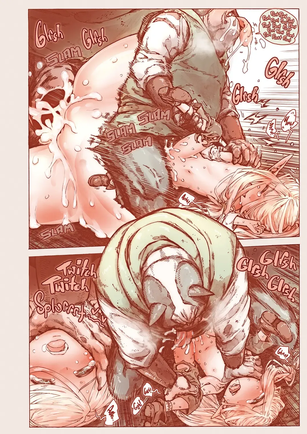 [Kyaradain] The Little Elf and the Savage Beastmen (decensored) Fhentai - Page 19