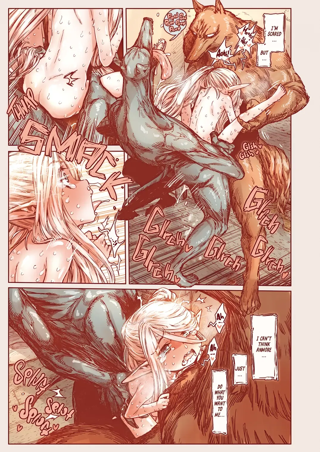 [Kyaradain] The Little Elf and the Savage Beastmen (decensored) Fhentai - Page 34
