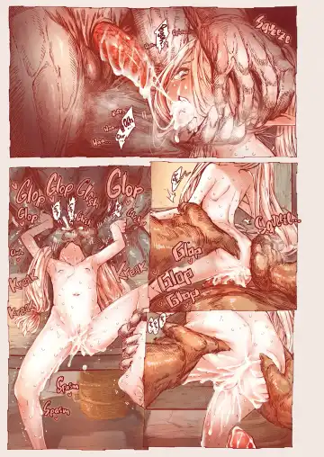 [Kyaradain] The Little Elf and the Savage Beastmen (decensored) Fhentai - Page 36