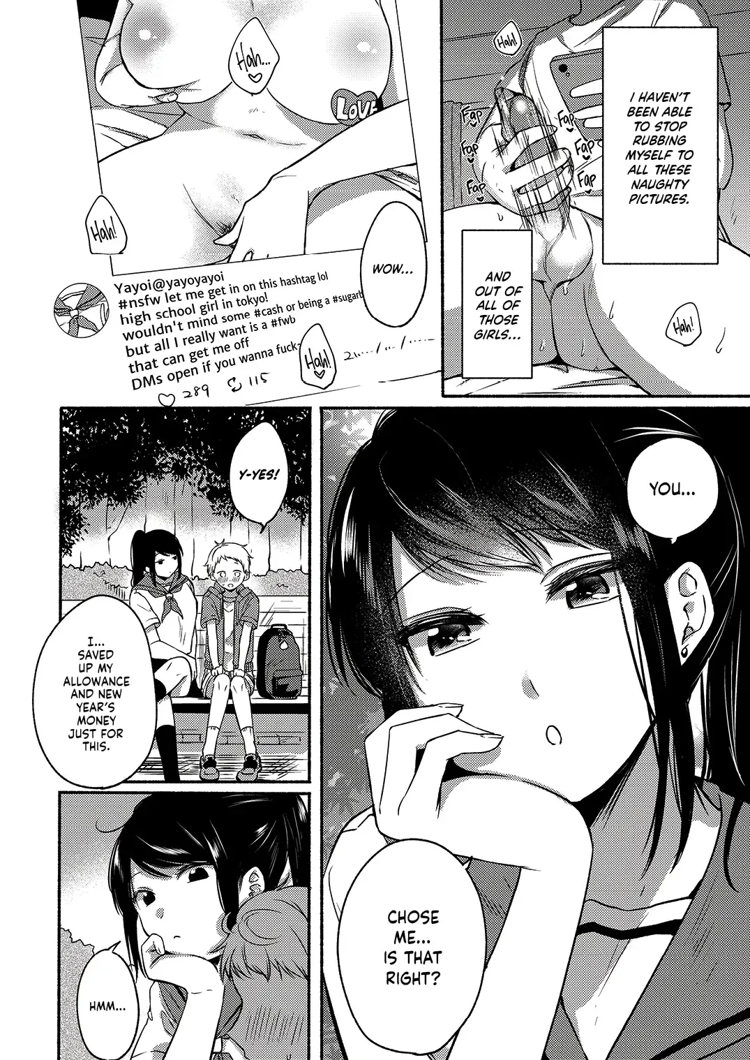 My First Orgasm_ Lovey-Dovey Sex with a Girl Who Runs @#NSFW Account (decensored) Fhentai - Page 5