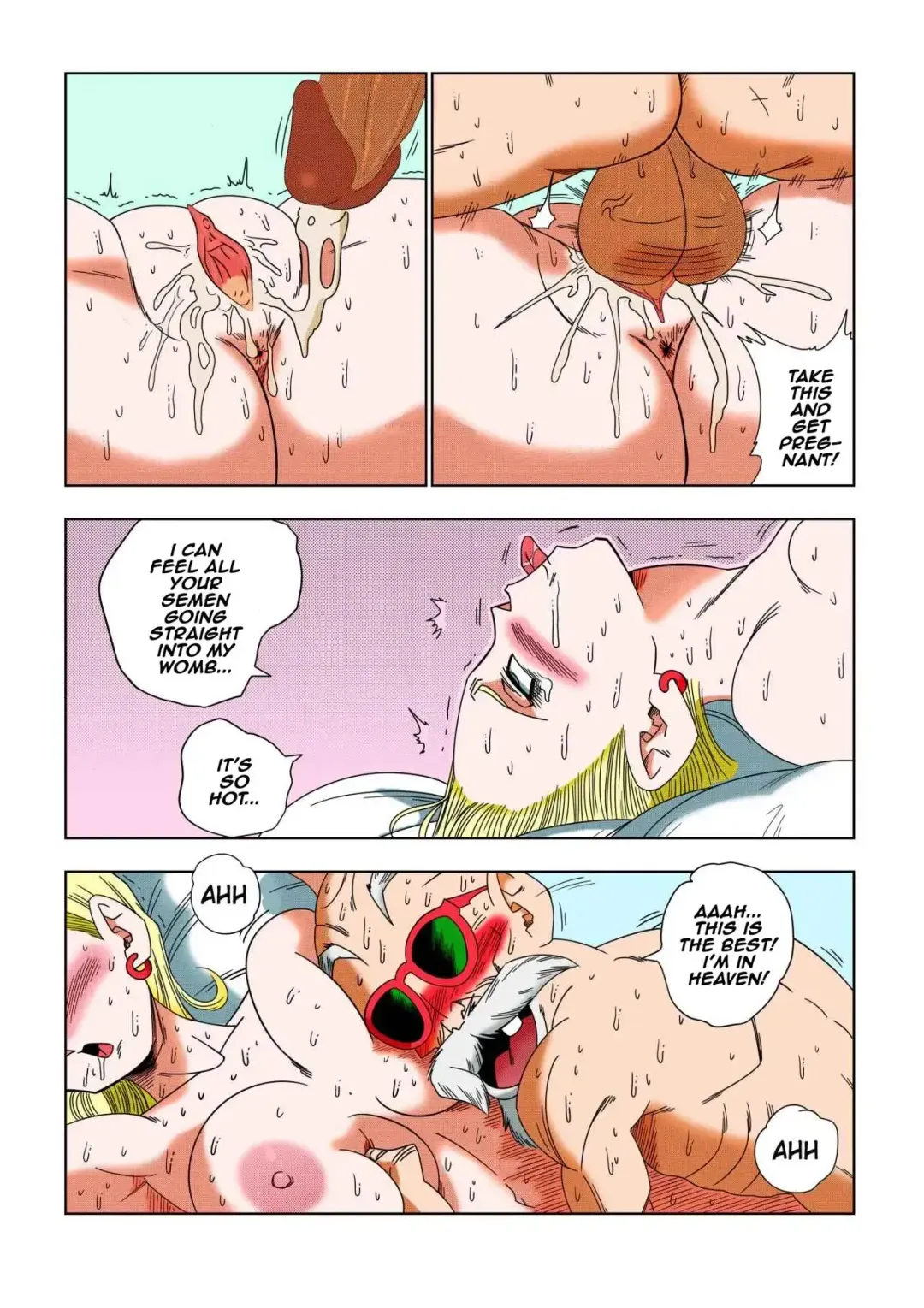 [Yamamoto] Android 18 vs Master Roshi (decensored) Fhentai - Page 21