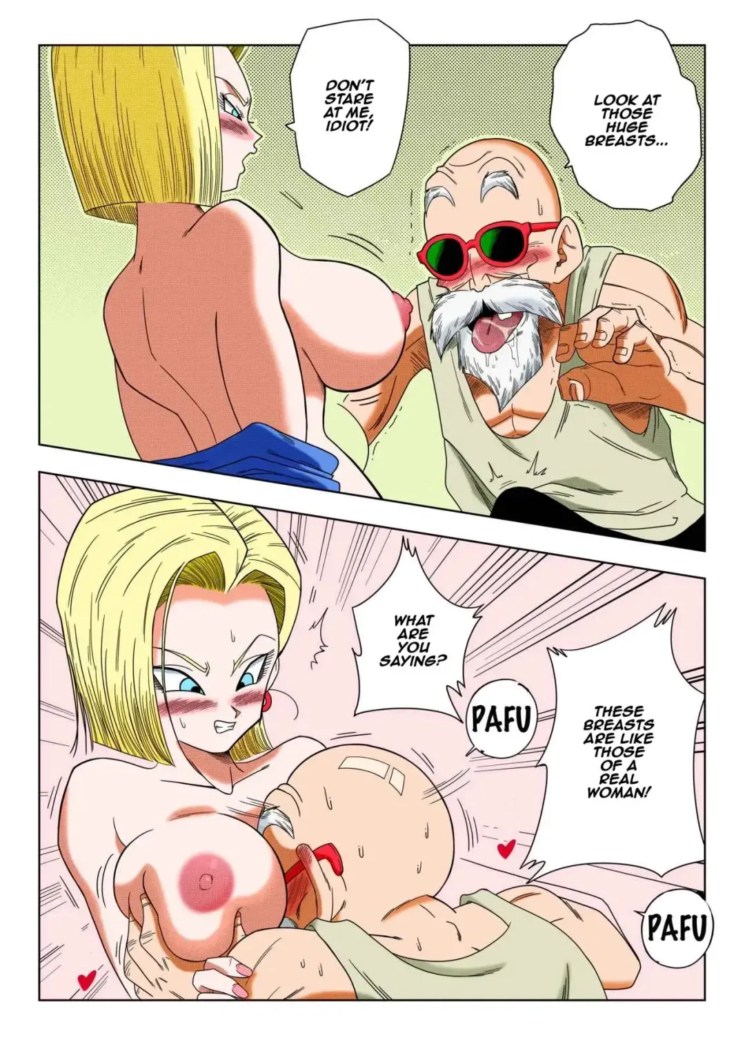 [Yamamoto] Android 18 vs Master Roshi (decensored) Fhentai - Page 7