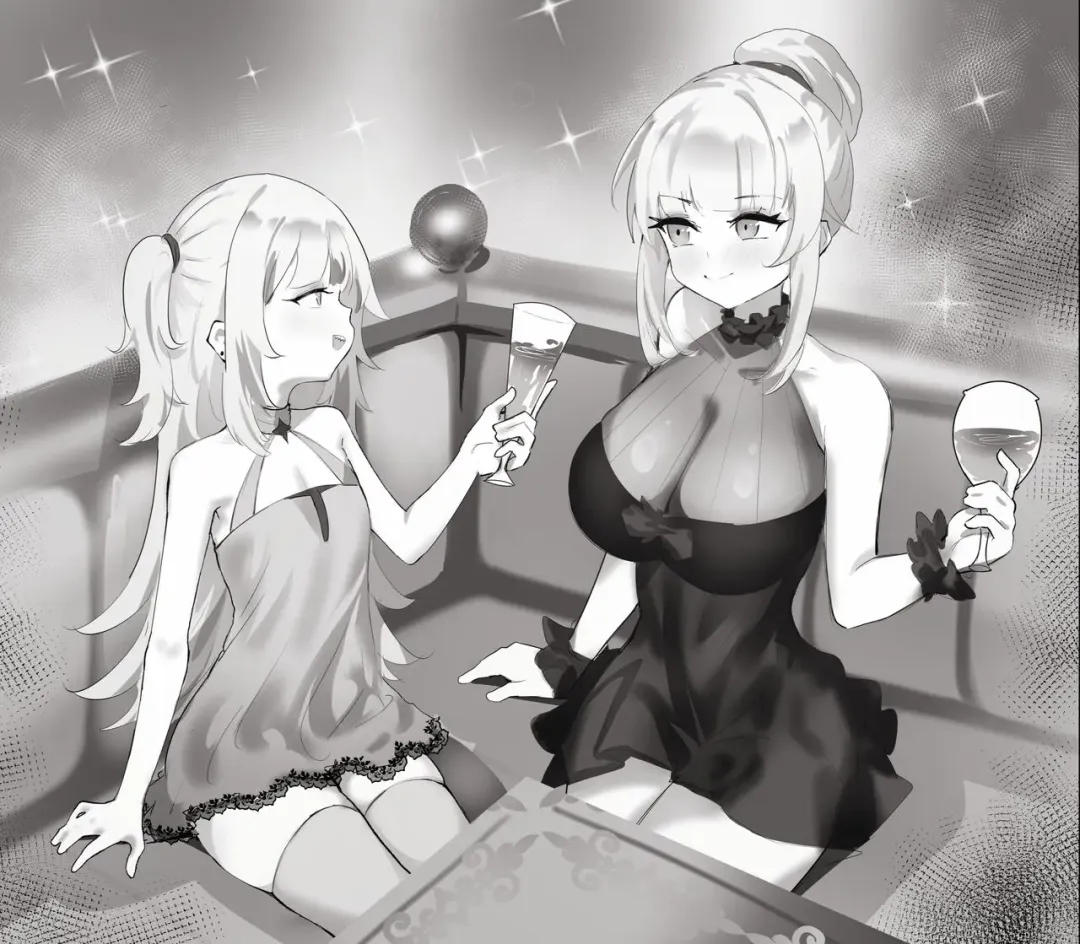 [Darkdeaththorn] Gawr Gura & Amelia Watson Fhentai - Page 1