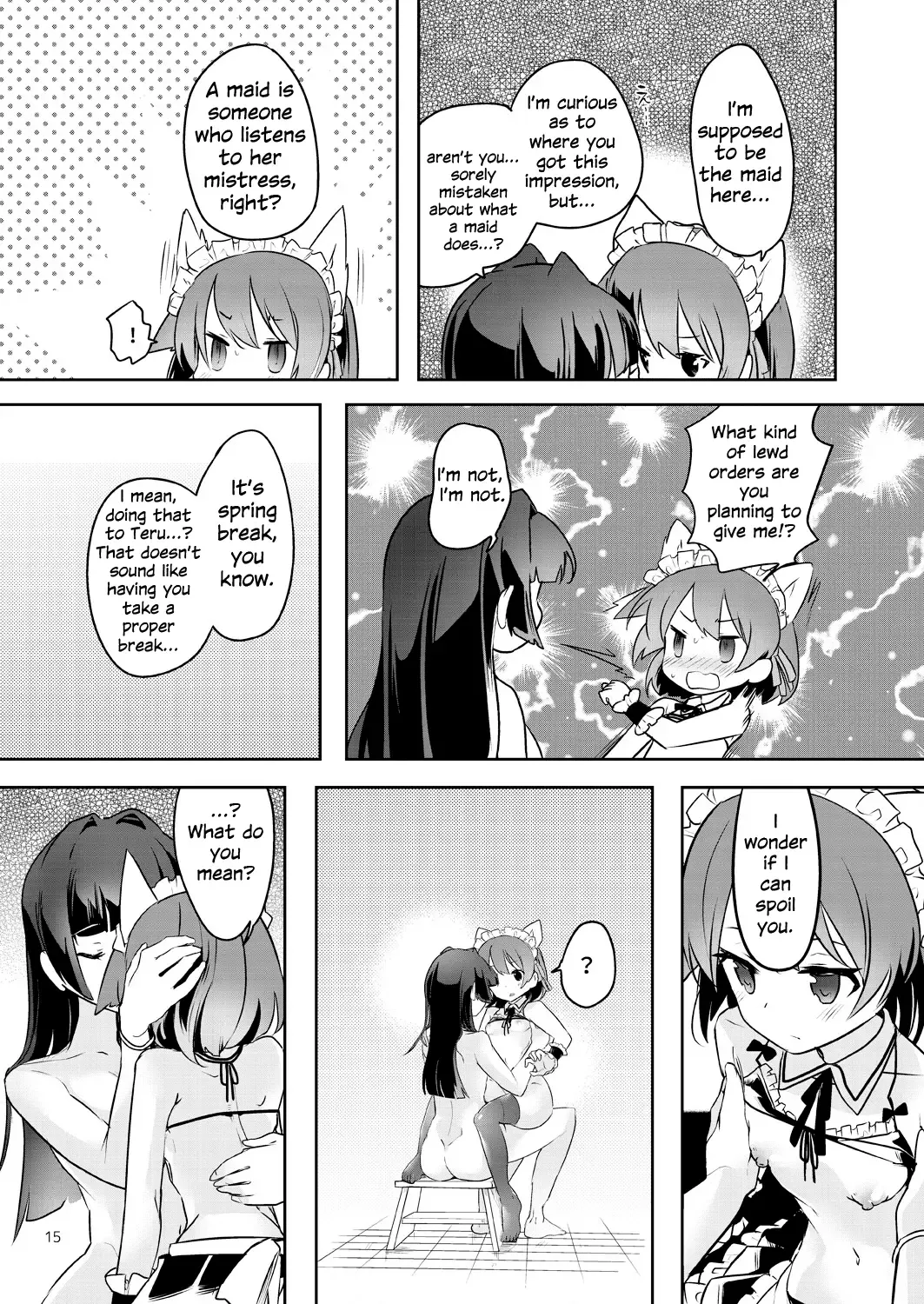 [Wakadori Nikomi] Teru to Kyuujitsu | Teru and Her Break Fhentai - Page 15