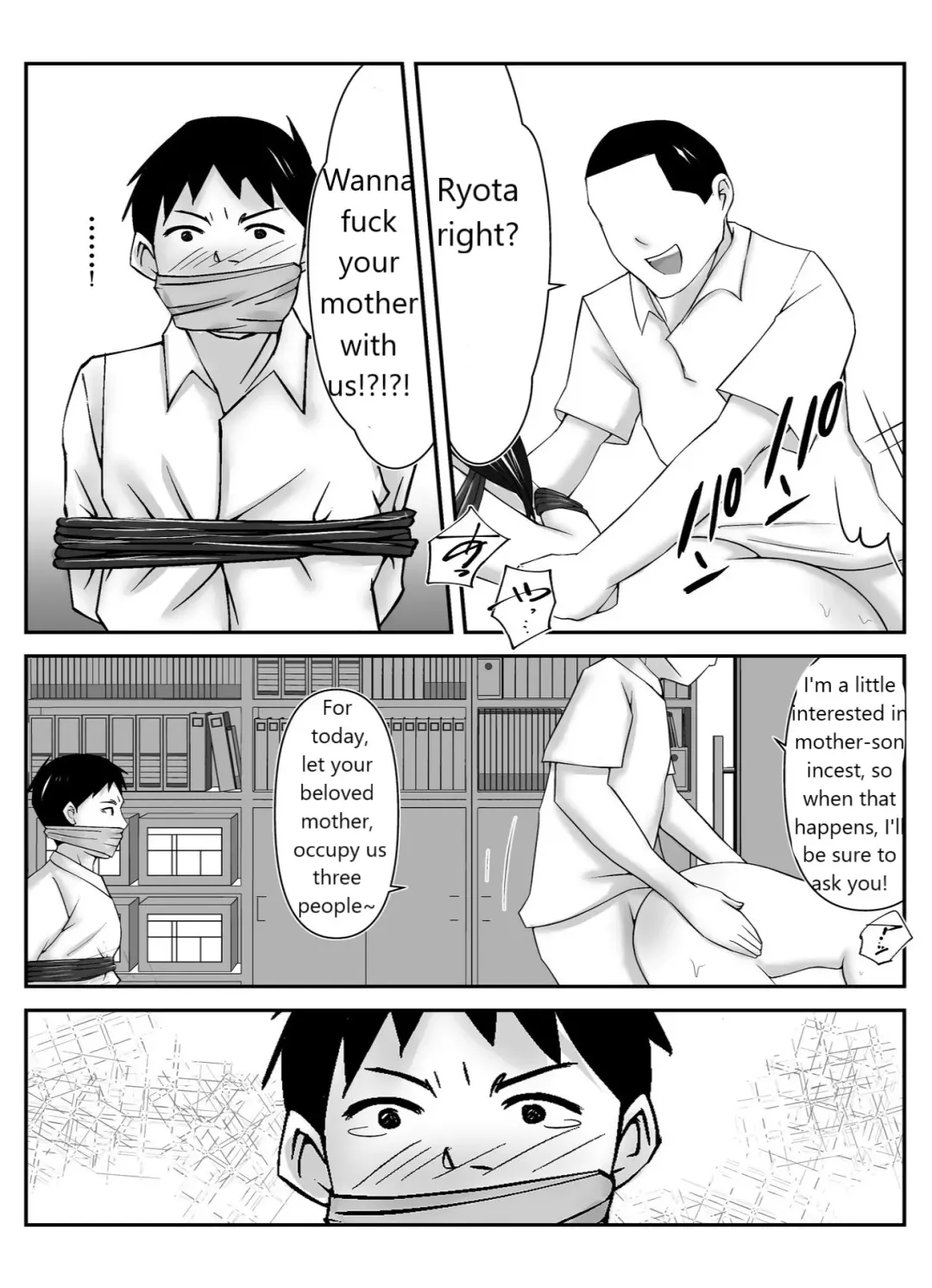 Boku no Me no Mae de Kaa-san ga Conveni Tenchou ya Daigakusei-tachi ni Rinkansareta no wa, Mambiki wo Shita Boku no Sei da...! Fhentai - Page 51