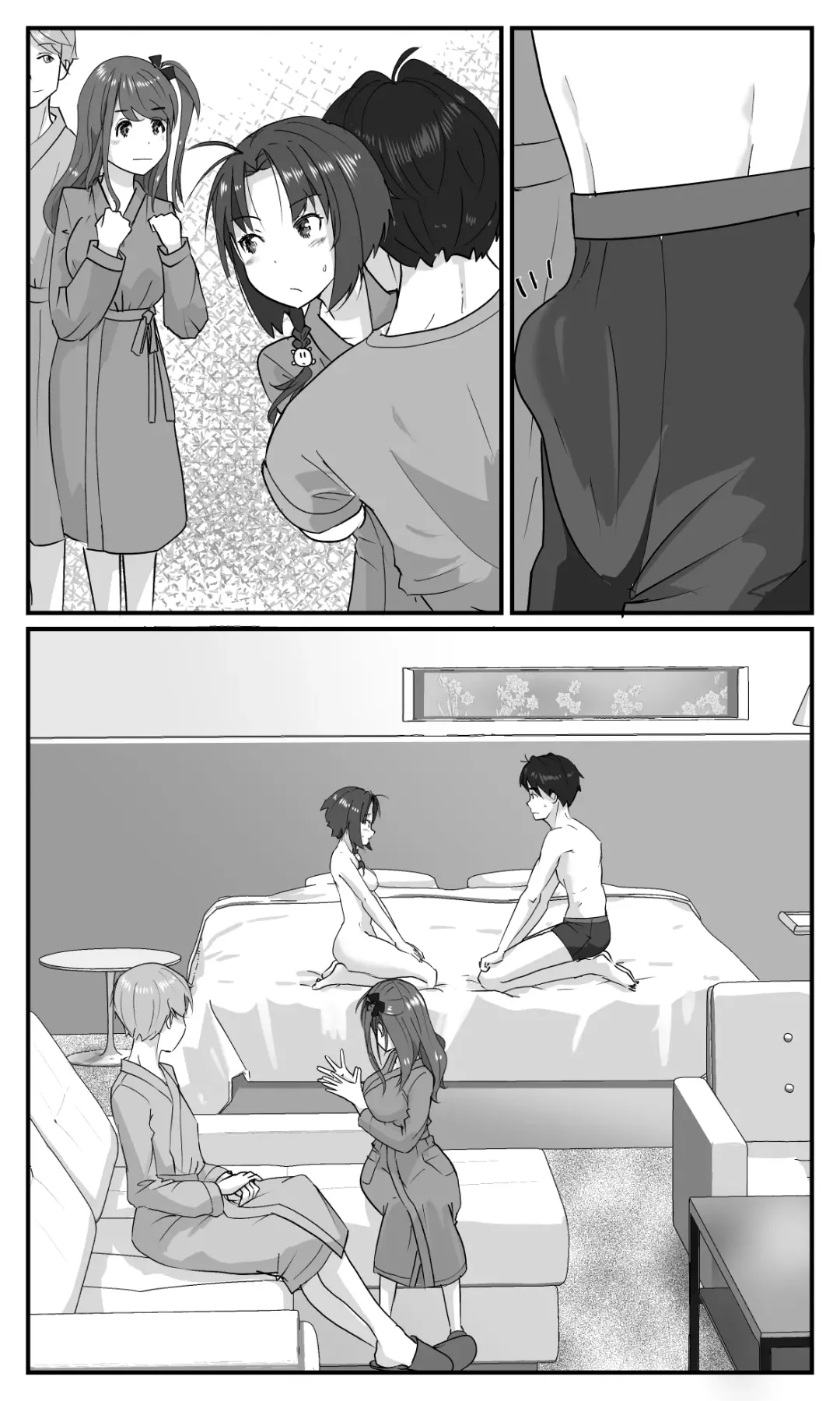 [Ohshima Hato] Love LOVE Swapping Hotel Fhentai - Page 64